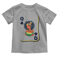 Queen Of Spades Black Girl Toddler T Shirt African American Women Pride - Wonder Print Shop
