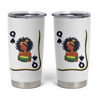 Queen Of Spades Black Girl Tumbler Cup African American Women Pride - Wonder Print Shop