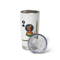 Queen Of Spades Black Girl Tumbler Cup African American Women Pride - Wonder Print Shop