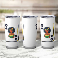Queen Of Spades Black Girl Tumbler Cup African American Women Pride - Wonder Print Shop