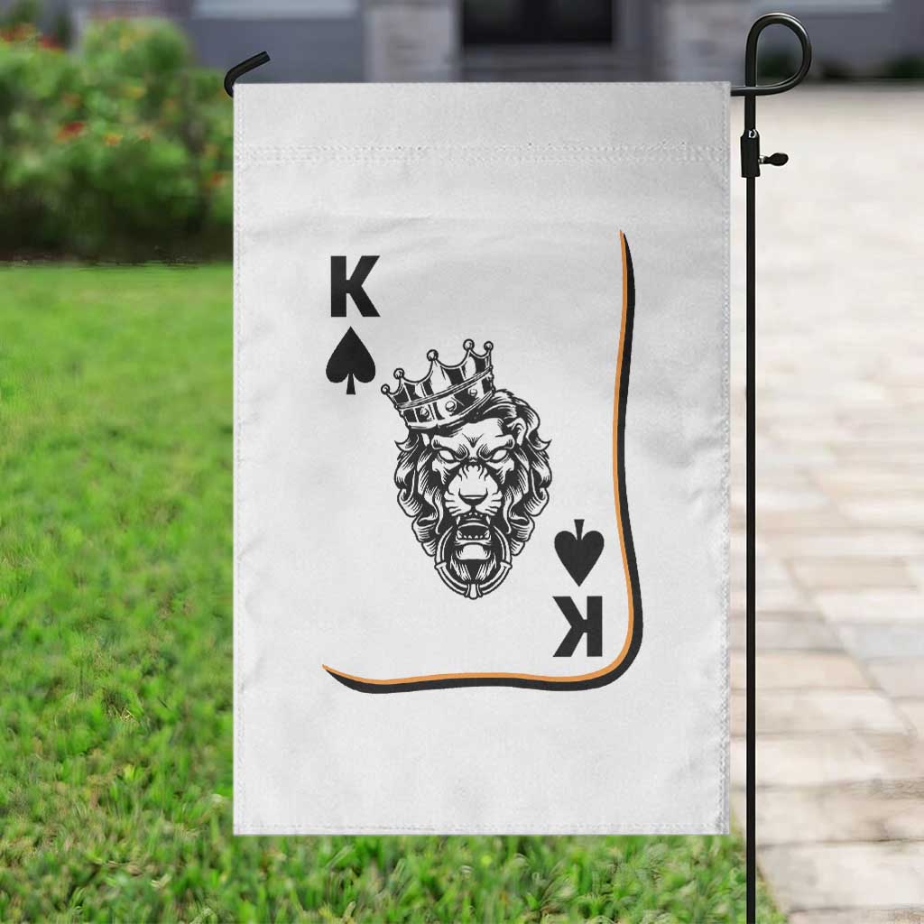 Black King Lion Garden Flag African American Black History Month Gift - Wonder Print Shop