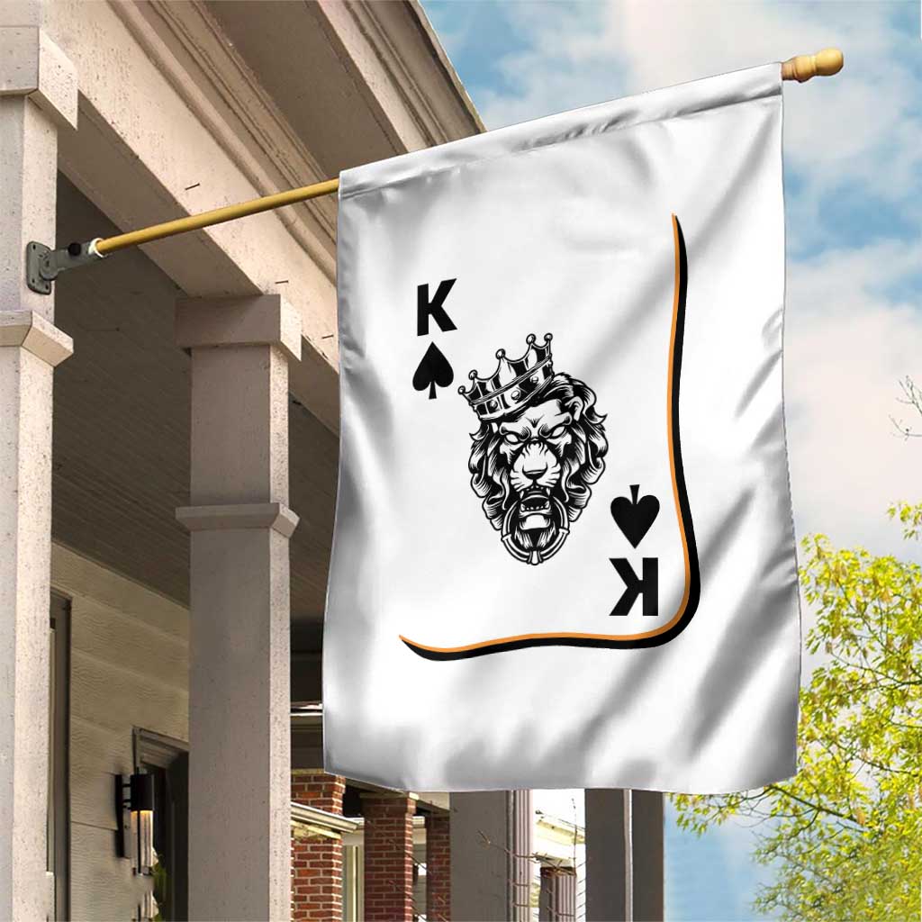 Black King Lion Garden Flag African American Black History Month Gift - Wonder Print Shop