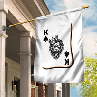 Black King Lion Garden Flag African American Black History Month Gift - Wonder Print Shop