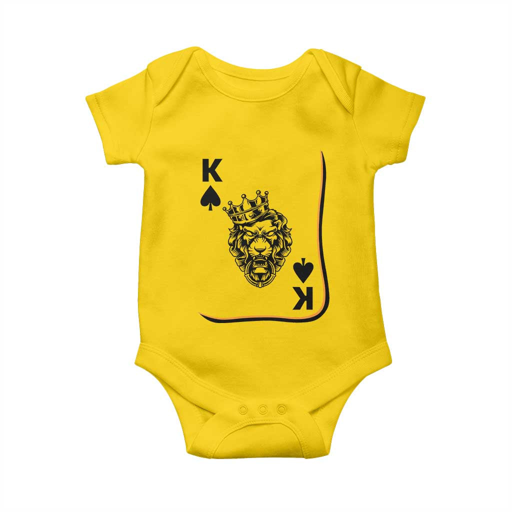 Black King Lion Baby Onesie African American Black History Month Gift - Wonder Print Shop