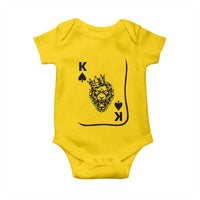 Black King Lion Baby Onesie African American Black History Month Gift - Wonder Print Shop