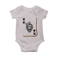 Black King Lion Baby Onesie African American Black History Month Gift - Wonder Print Shop