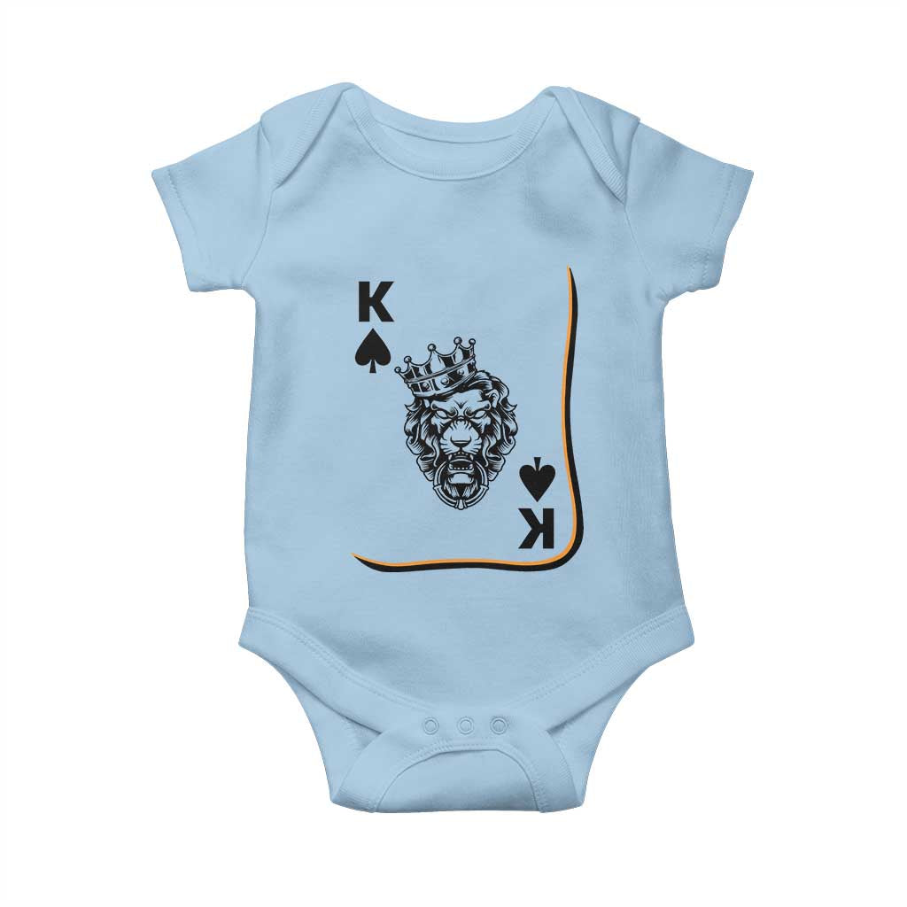 Black King Lion Baby Onesie African American Black History Month Gift - Wonder Print Shop