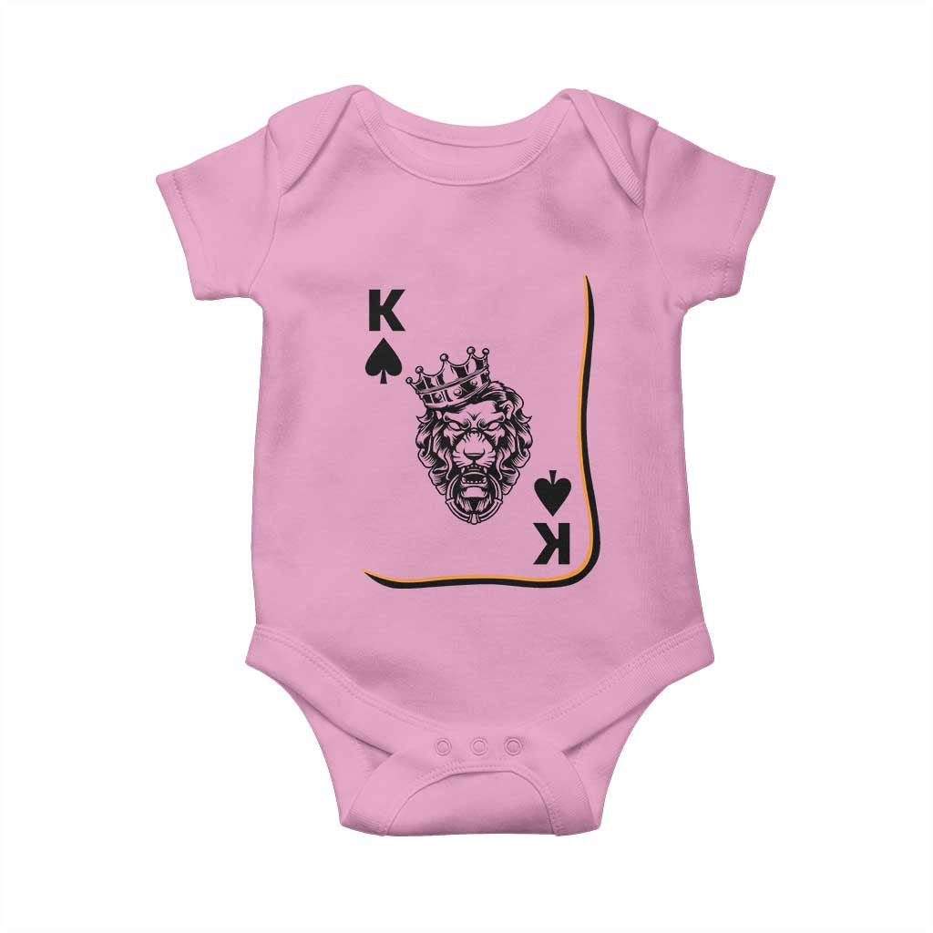 Black King Lion Baby Onesie African American Black History Month Gift - Wonder Print Shop