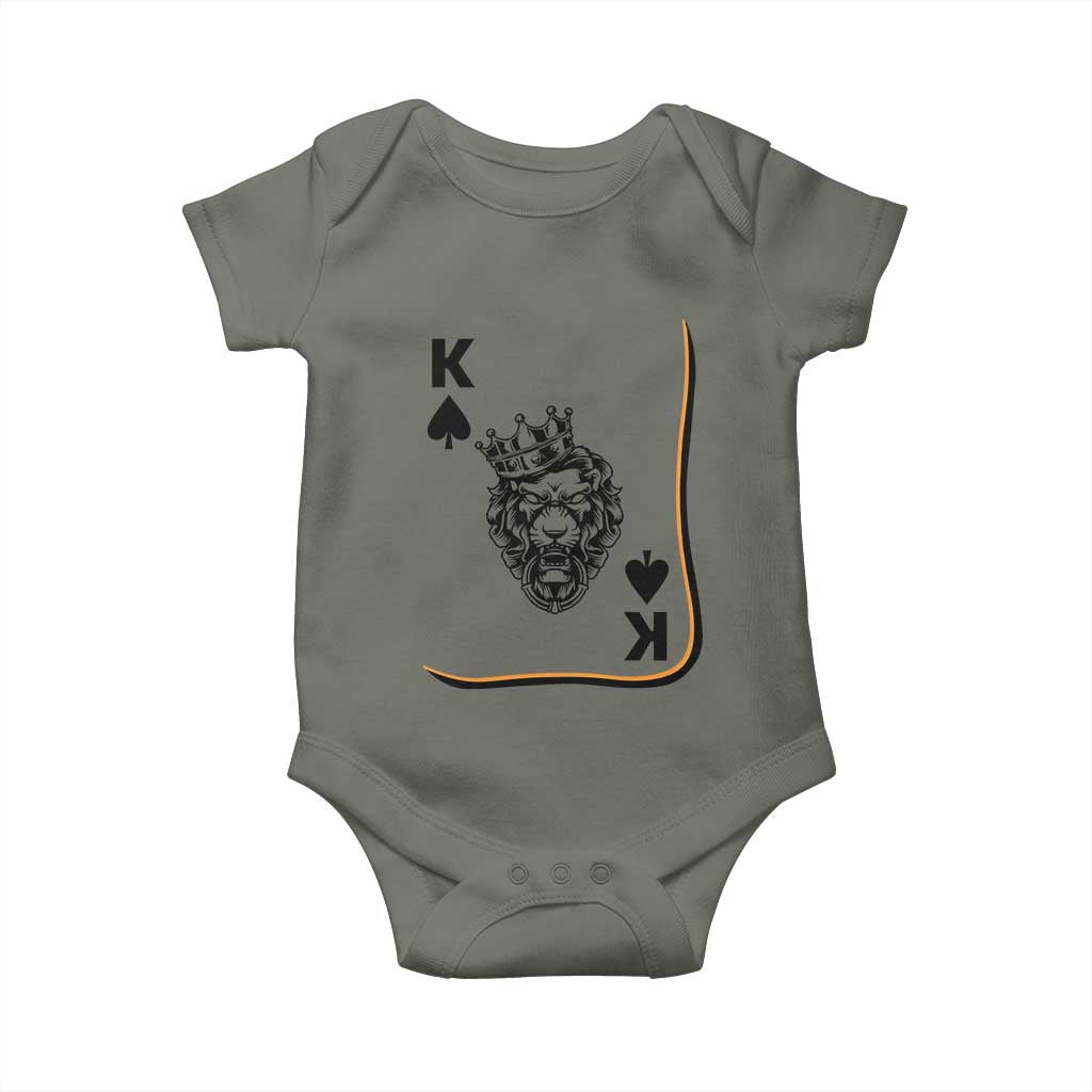 Black King Lion Baby Onesie African American Black History Month Gift - Wonder Print Shop