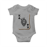 Black King Lion Baby Onesie African American Black History Month Gift - Wonder Print Shop
