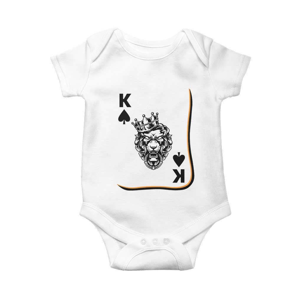 Black King Lion Baby Onesie African American Black History Month Gift - Wonder Print Shop