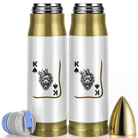 Black King Lion Bullet Tumbler African American Black History Month Gift - Wonder Print Shop