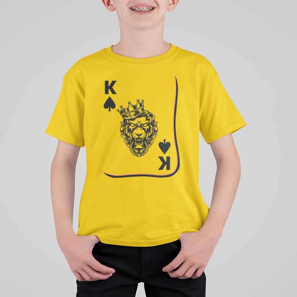 Black King Lion T Shirt For Kid African American Black History Month Gift - Wonder Print Shop