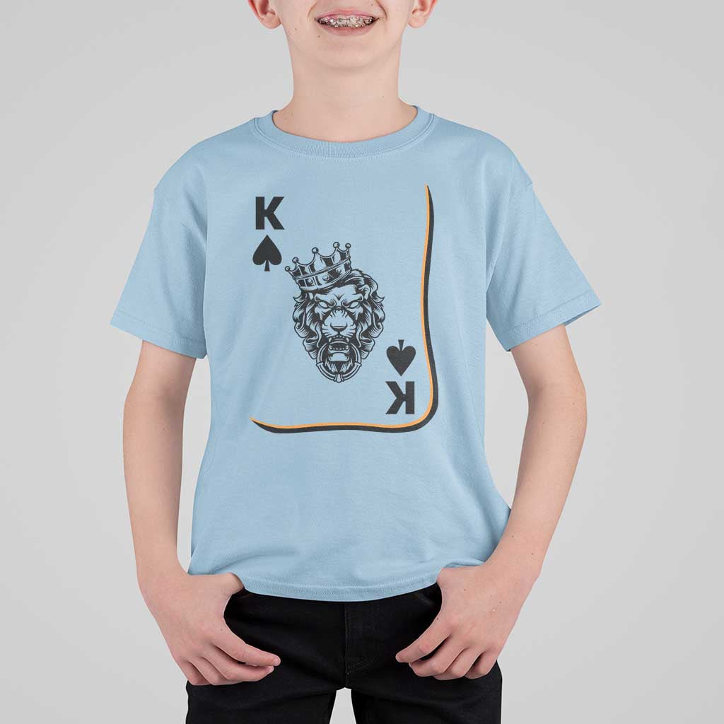 Black King Lion T Shirt For Kid African American Black History Month Gift - Wonder Print Shop