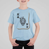Black King Lion T Shirt For Kid African American Black History Month Gift - Wonder Print Shop