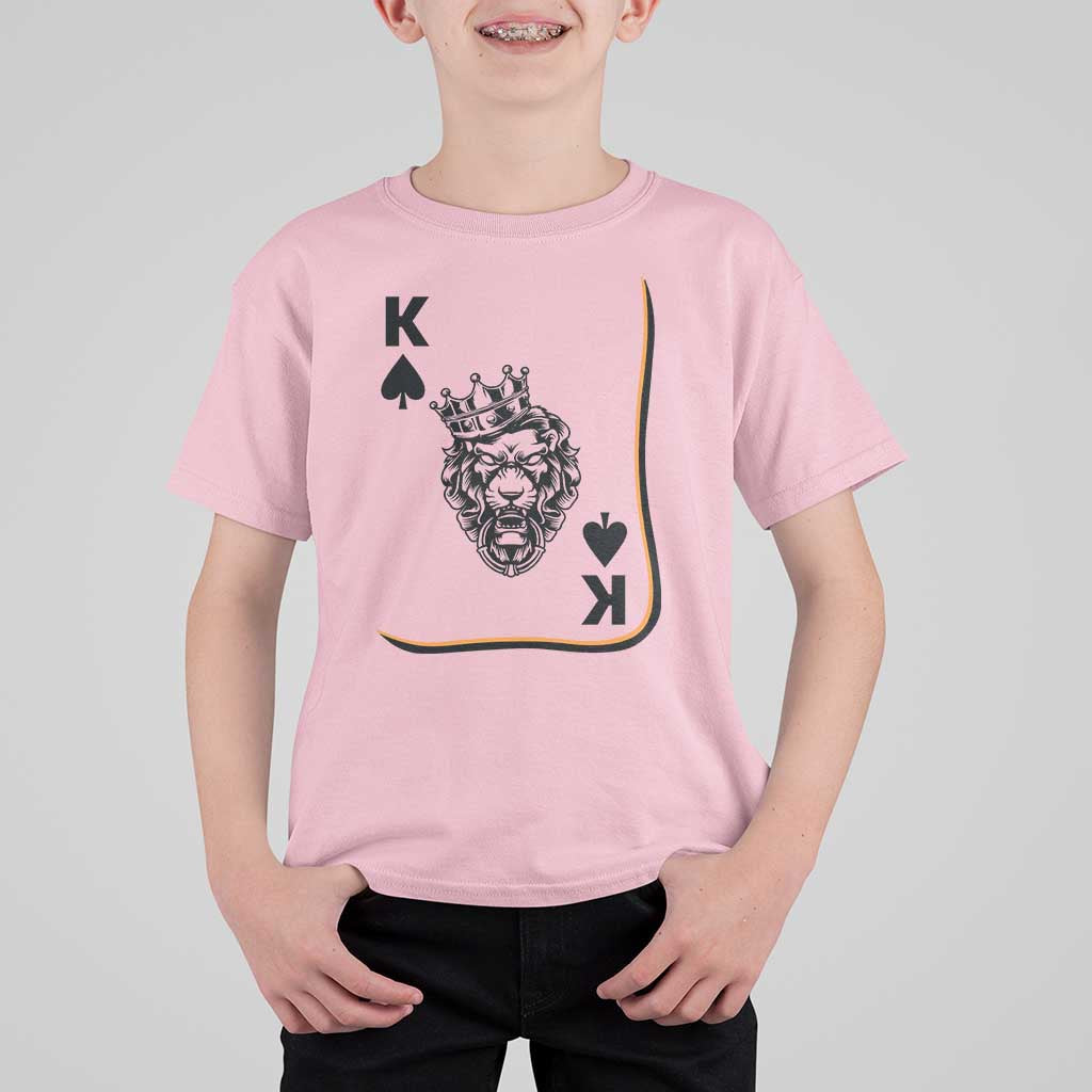 Black King Lion T Shirt For Kid African American Black History Month Gift - Wonder Print Shop