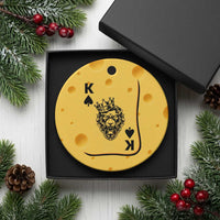 Black King Lion Ceramic Ornament African American Black History Month Gift - Wonder Print Shop