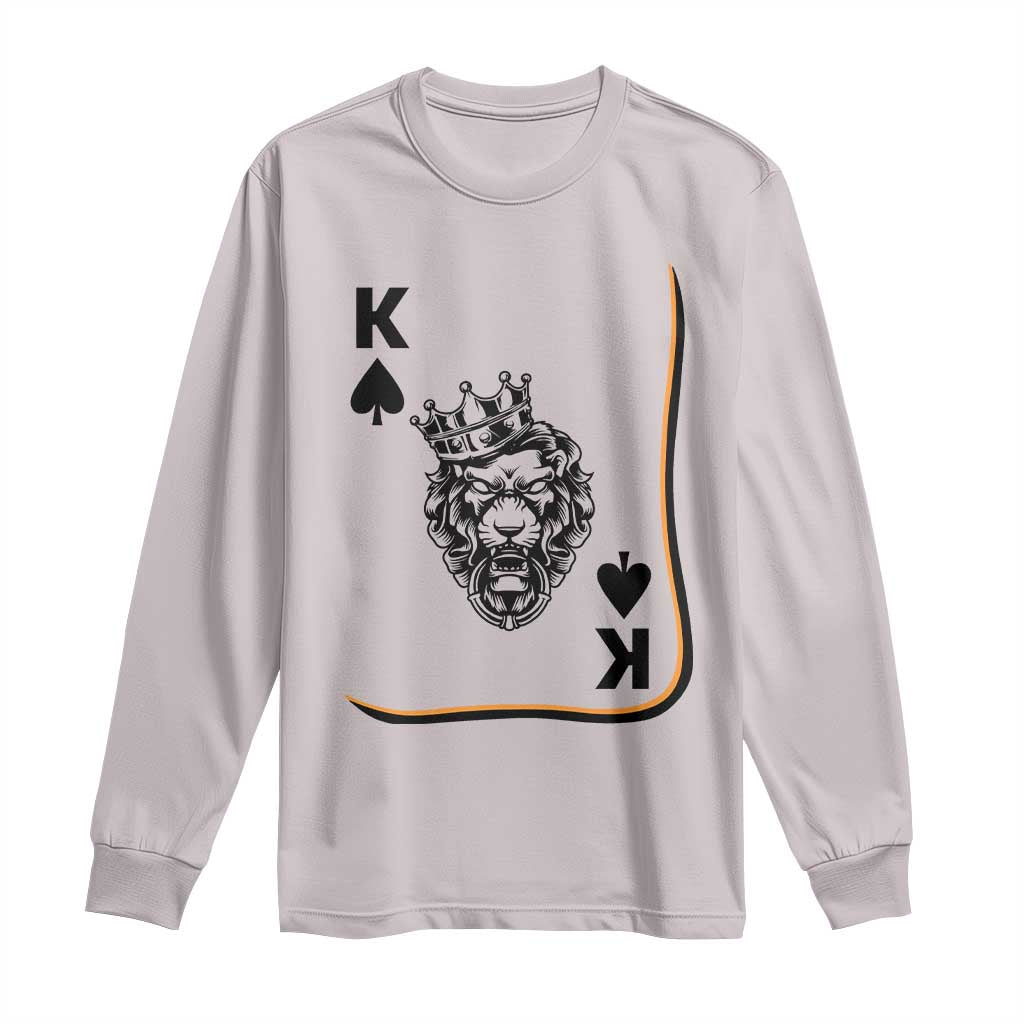Black King Lion Long Sleeve Shirt African American Black History Month Gift - Wonder Print Shop