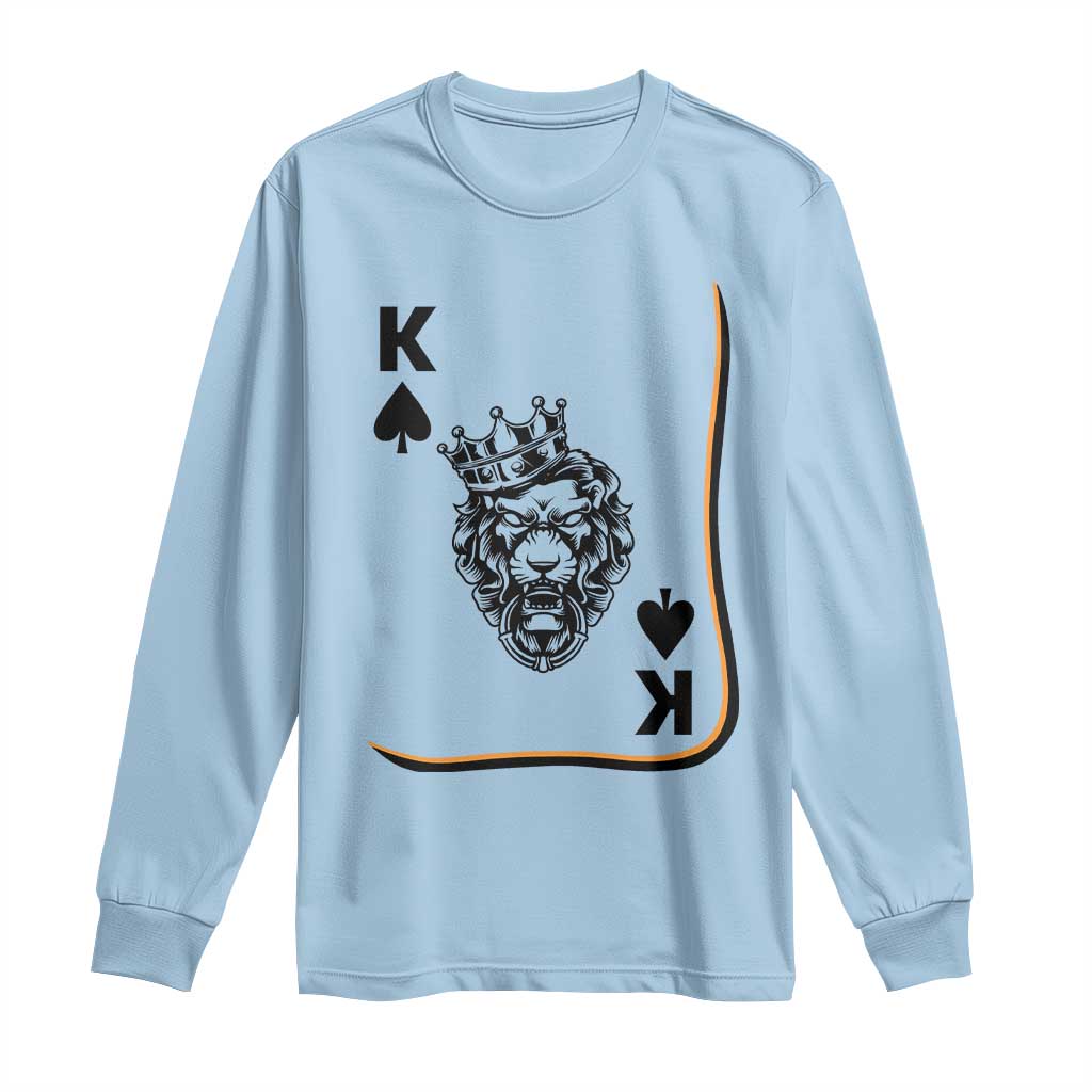 Black King Lion Long Sleeve Shirt African American Black History Month Gift - Wonder Print Shop