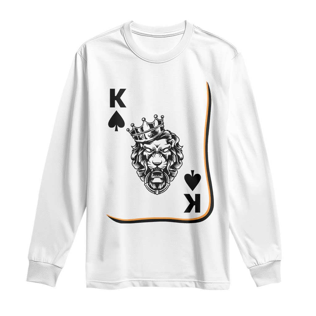 Black King Lion Long Sleeve Shirt African American Black History Month Gift - Wonder Print Shop