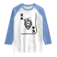Black King Lion Raglan Shirt African American Black History Month Gift - Wonder Print Shop