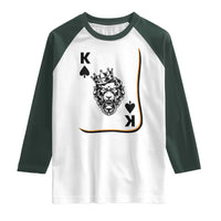 Black King Lion Raglan Shirt African American Black History Month Gift - Wonder Print Shop