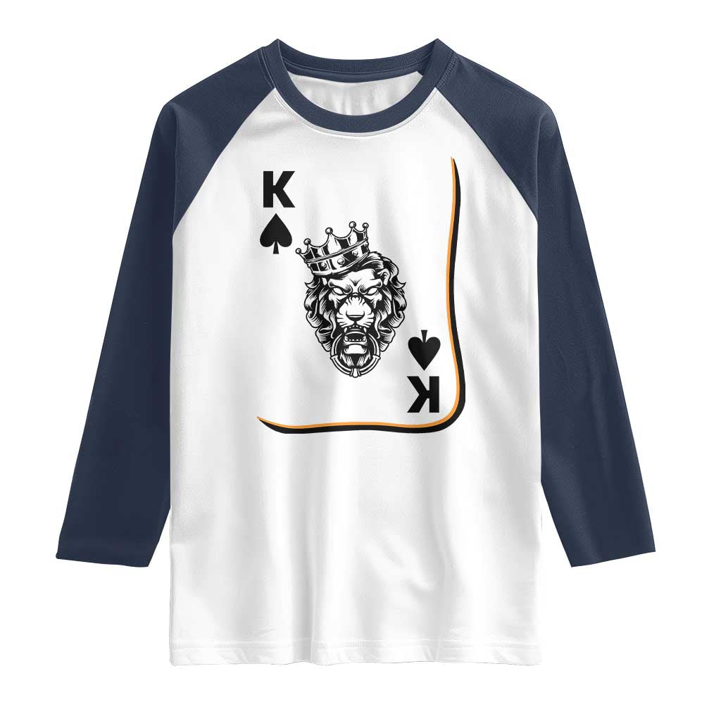 Black King Lion Raglan Shirt African American Black History Month Gift - Wonder Print Shop