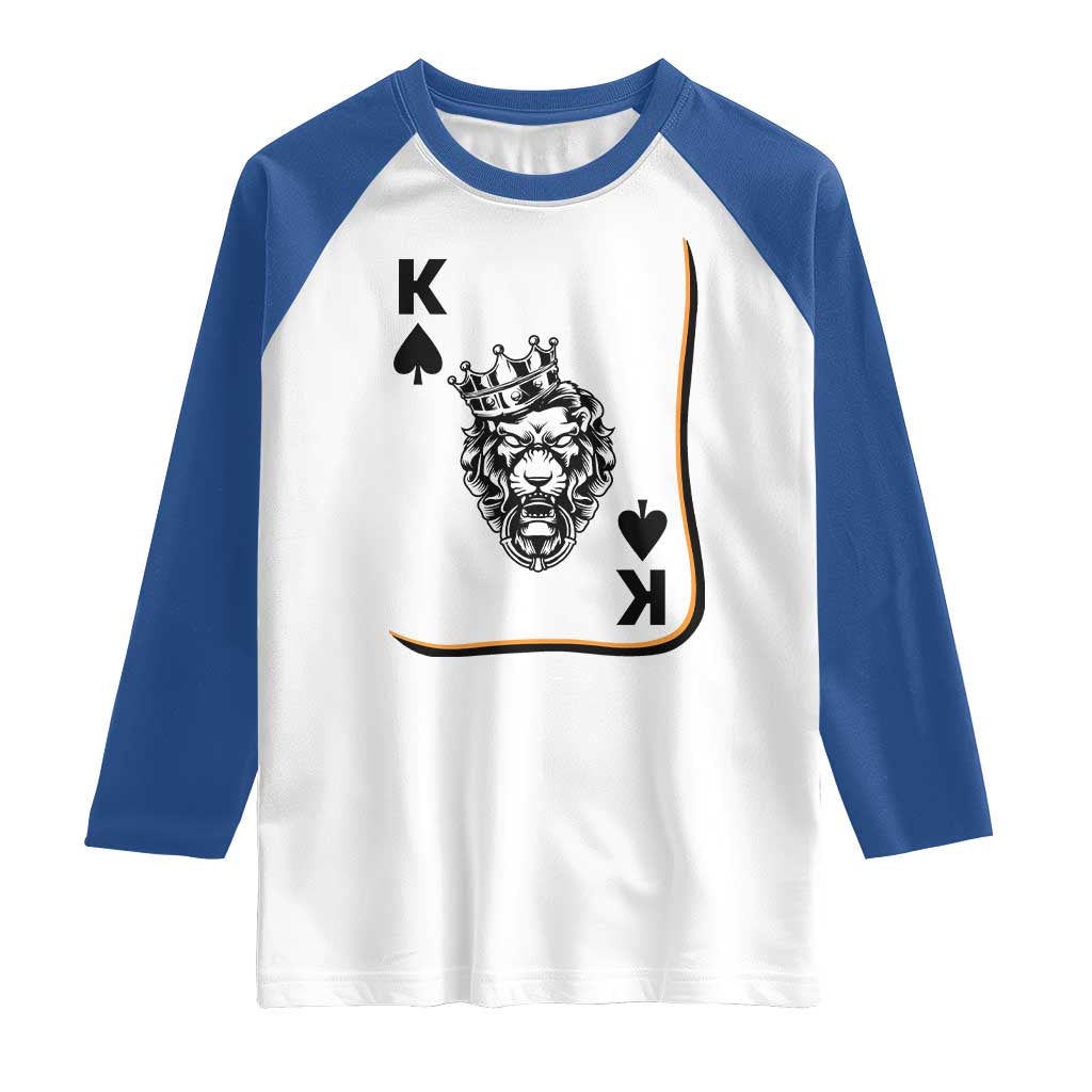 Black King Lion Raglan Shirt African American Black History Month Gift - Wonder Print Shop
