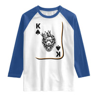 Black King Lion Raglan Shirt African American Black History Month Gift - Wonder Print Shop