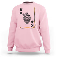 Black King Lion Sweatshirt African American Black History Month Gift - Wonder Print Shop