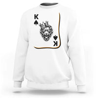 Black King Lion Sweatshirt African American Black History Month Gift - Wonder Print Shop