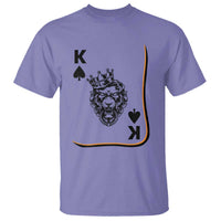 Black King Lion T Shirt African American Black History Month Gift - Wonder Print Shop