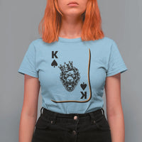 Black King Lion T Shirt For Women African American Black History Month Gift - Wonder Print Shop
