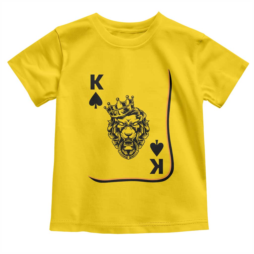 Black King Lion Toddler T Shirt African American Black History Month Gift - Wonder Print Shop