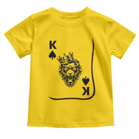 Black King Lion Toddler T Shirt African American Black History Month Gift - Wonder Print Shop