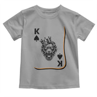 Black King Lion Toddler T Shirt African American Black History Month Gift - Wonder Print Shop