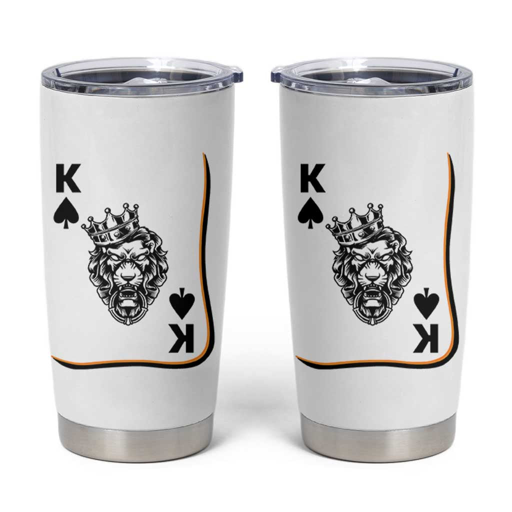 Black King Lion Tumbler Cup African American Black History Month Gift - Wonder Print Shop