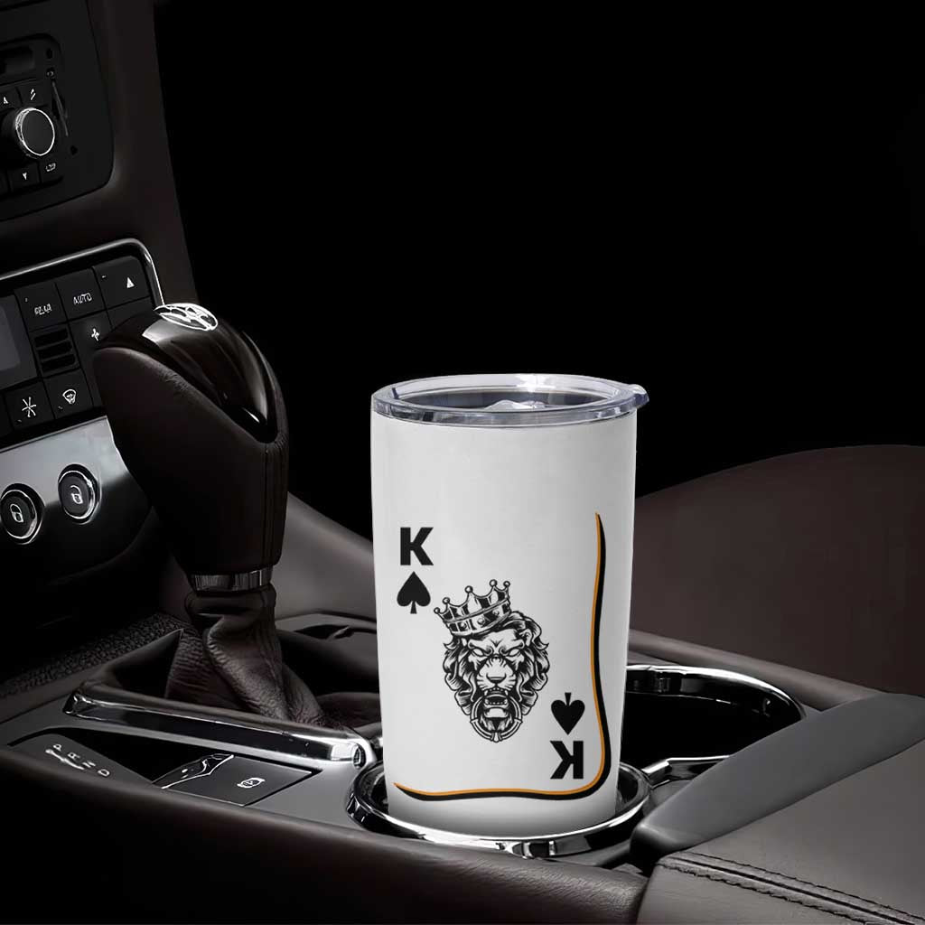 Black King Lion Tumbler Cup African American Black History Month Gift - Wonder Print Shop