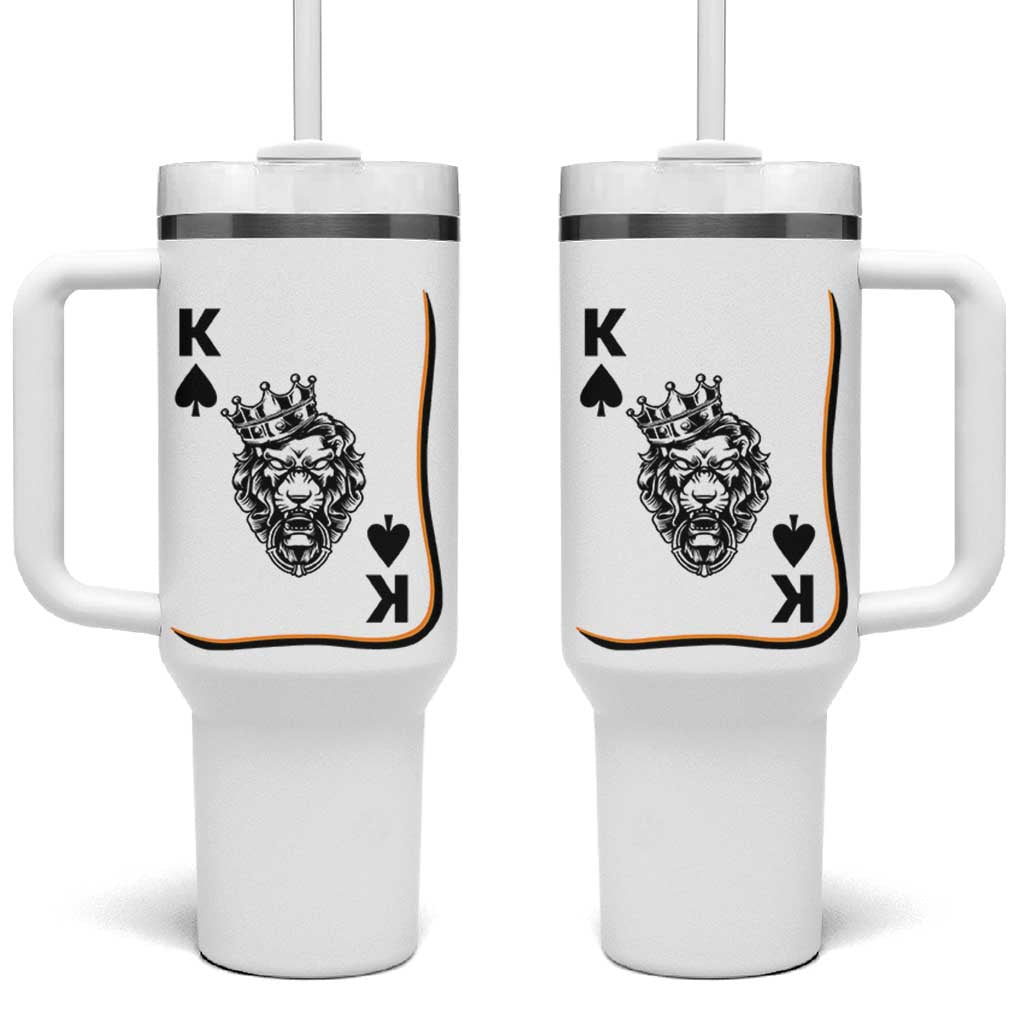 Black King Lion Tumbler With Handle African American Black History Month Gift - Wonder Print Shop