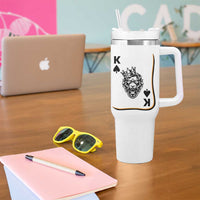 Black King Lion Tumbler With Handle African American Black History Month Gift - Wonder Print Shop
