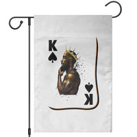 King Of Spades Black Man Garden Flag African American Men Pride - Wonder Print Shop