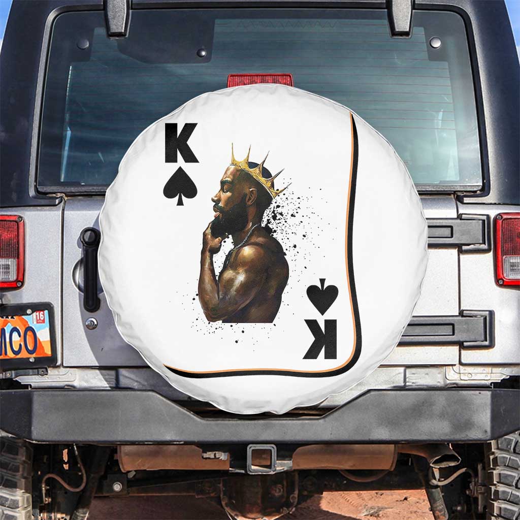 King Of Spades Black Man Spare Tire Cover African American Men Pride - Wonder Print Shop