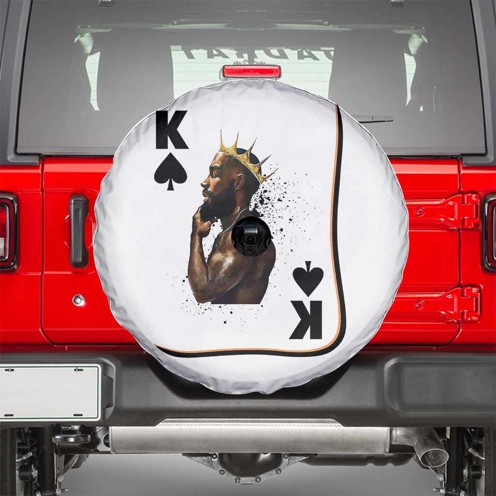 King Of Spades Black Man Spare Tire Cover African American Men Pride - Wonder Print Shop