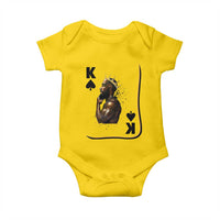 King Of Spades Black Man Baby Onesie African American Men Pride - Wonder Print Shop