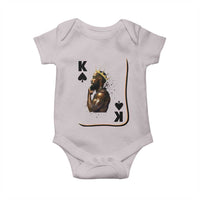 King Of Spades Black Man Baby Onesie African American Men Pride - Wonder Print Shop