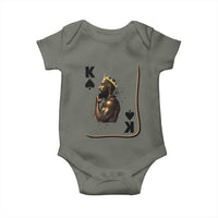 King Of Spades Black Man Baby Onesie African American Men Pride - Wonder Print Shop