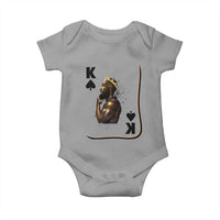 King Of Spades Black Man Baby Onesie African American Men Pride - Wonder Print Shop
