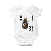 King Of Spades Black Man Baby Onesie African American Men Pride - Wonder Print Shop