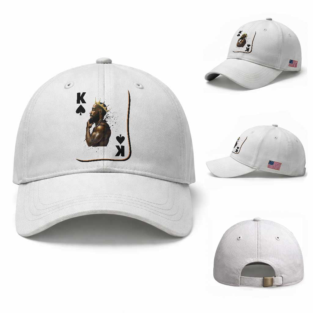 King Of Spades Black Man Baseball Cap African American Men Pride