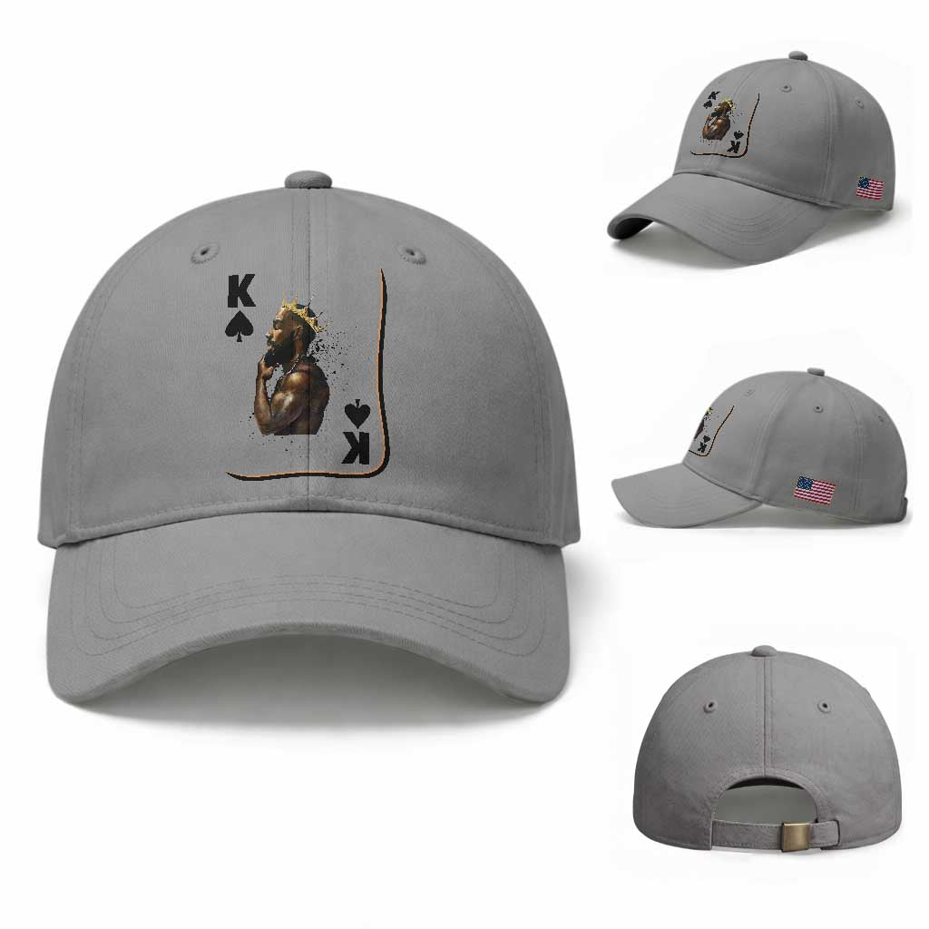 King Of Spades Black Man Baseball Cap African American Men Pride